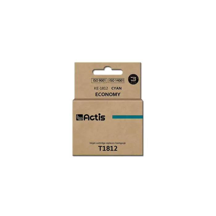 Actis KE-1812 ink (replacement for Epson T1812; Standard; 15 ml; cyan)