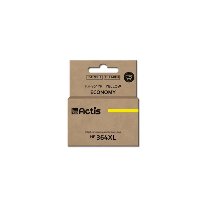 Actis KH-364YR ink (replacement for HP 364XL CB325EE; Standard; 12 ml; yellow)