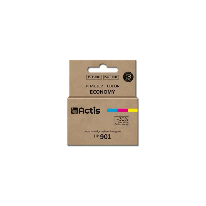 Actis KH-901CR ink for HP printer; HP 901XL CC656AE replacement; Standard; 18 ml; color