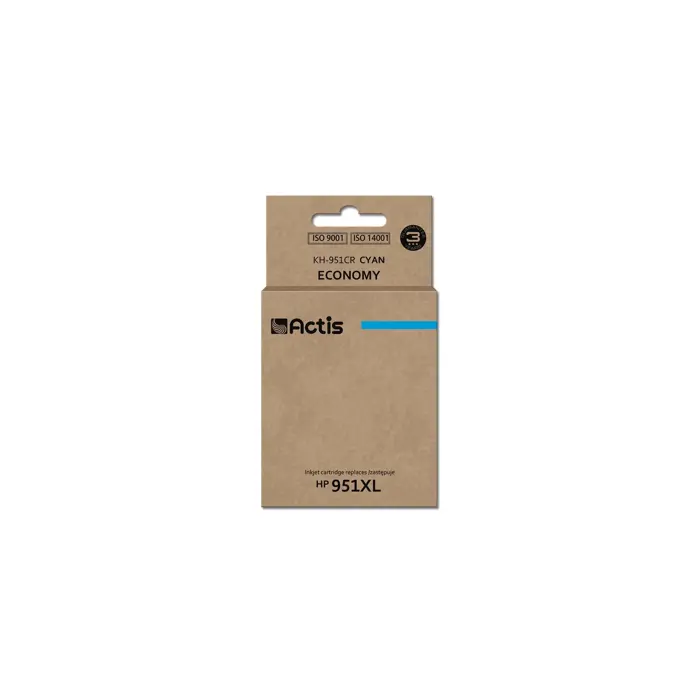 Actis KH-951CR ink (replacement for HP 951XL CN046AE; Standard; 25 ml; cyan)