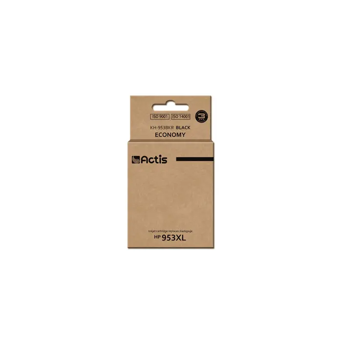 Actis KH-953BKR ink (replacement for HP 953XL L0S70AE; Standard; 50 ml; black)- New Chip