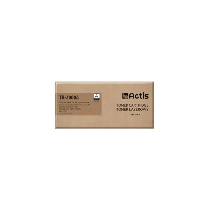 Actis TB-2000A Toner (replacement for Brother TN2000 / TN2005; Standard; 2500 pages; black)