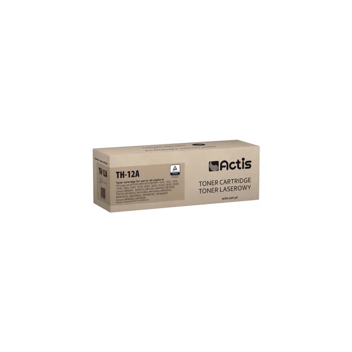 Actis TH-12A Toner (replacement for HP 12A Q2612A, Canon FX-10, Canon CRG-703; Standard; 2000 pages; black)