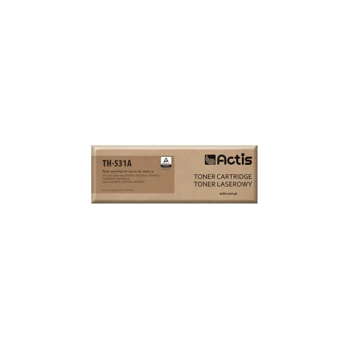 Actis TH-531A toner (replacement for HP 304A CC531A, Canon CRG-718C; Standard; 3000 pages; cyan)