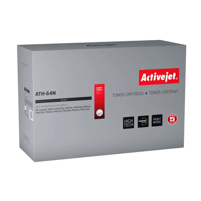 Activejet ATH-64N Toner (replacement for HP 64A CC364A; Supreme; 10000 pages; black)