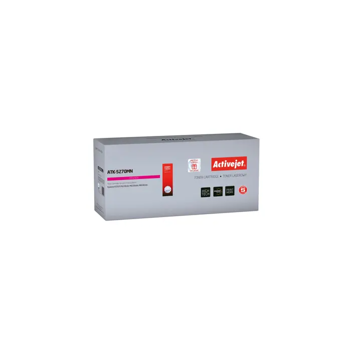 Activejet ATK-5270MN toner (replacement for Kyocera TK-5270M; Supreme; 6000 pages; magenta)