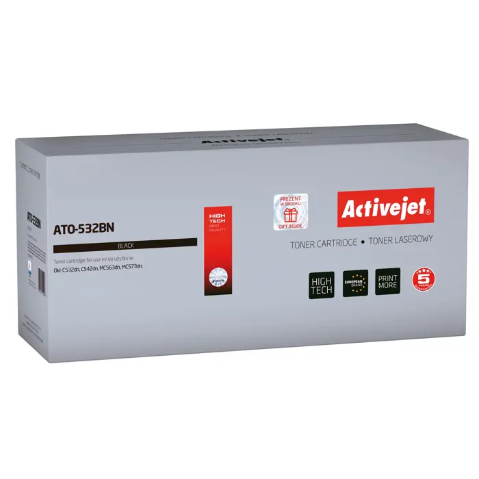 Activejet ATO-532BN toner (replacement for OKI 46490404; Supreme; 1500 pages; black)