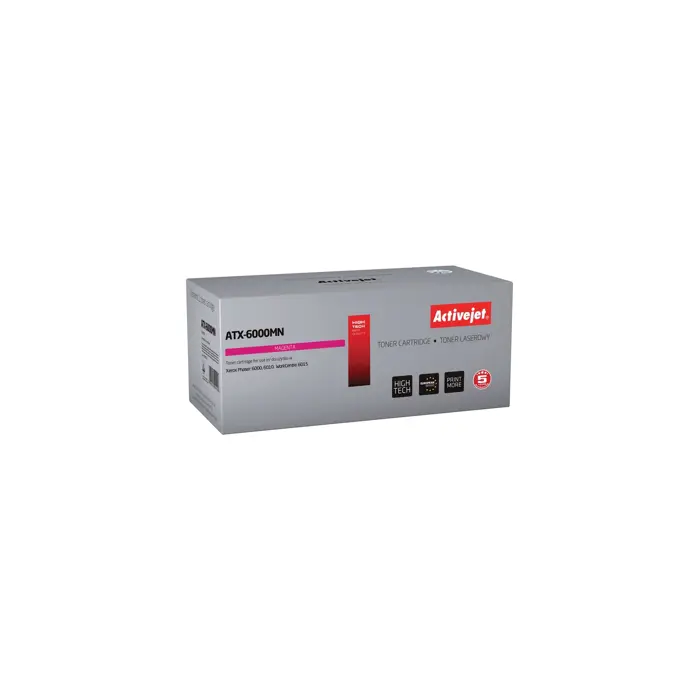 Activejet ATX-6000MN Toner (replacement for Xerox 106R01632; Supreme; 1000 pages; magenta)