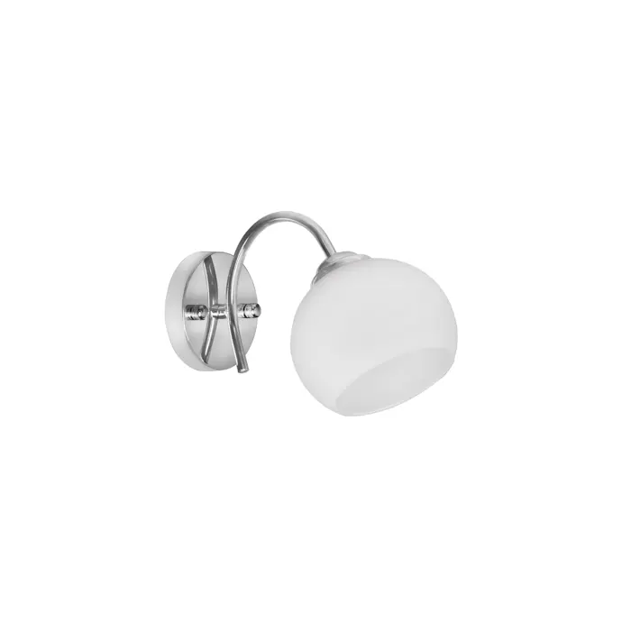 Activejet Classic single wall lamp - IRMA nickel E27 for the living room