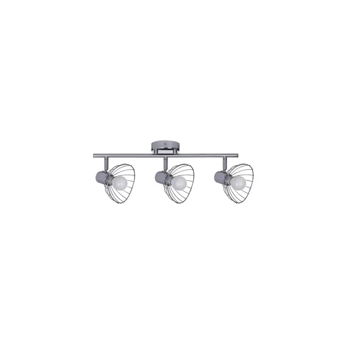 Activejet GIZEL triple ceiling wall light strip chrome E14 wall lamp for living room