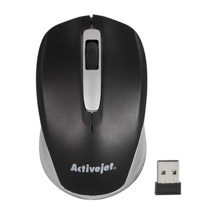 Activejet mouse AMY-313 wireless computer mouse (optical; 1200 DPI; black)