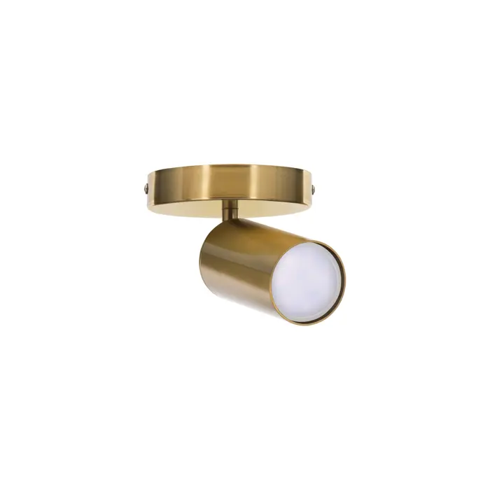 Activejet SPECTRA single gold ceiling wall lamp GU10 for living room