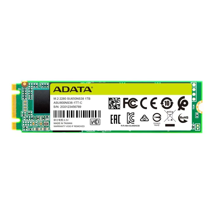 ADATA Ultimate SU650 M.2 1000 GB Serial ATA III 3D NAND