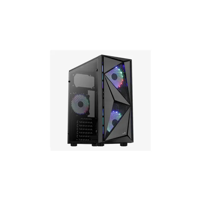 Aerocool Glider Cosmo-A-BK-v2 Midi Tower Black