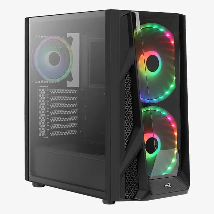 Aerocool NightHawk Duo Midi-Tower, Tempered Glass - schwarz-ACCM-PB20033.11