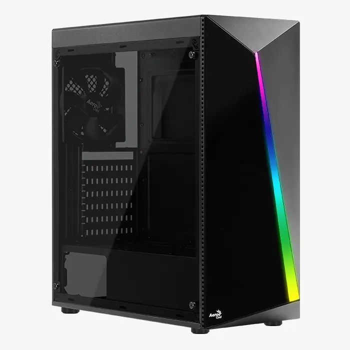 Aerocool Shard Tempered Glass Midi-Tower - schwarz-ACCM-PV14043.11