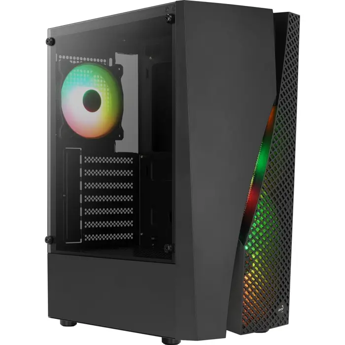 Aerocool Wave v3 Midi-Tower - schwarz Window-ACCM-PV35143.11