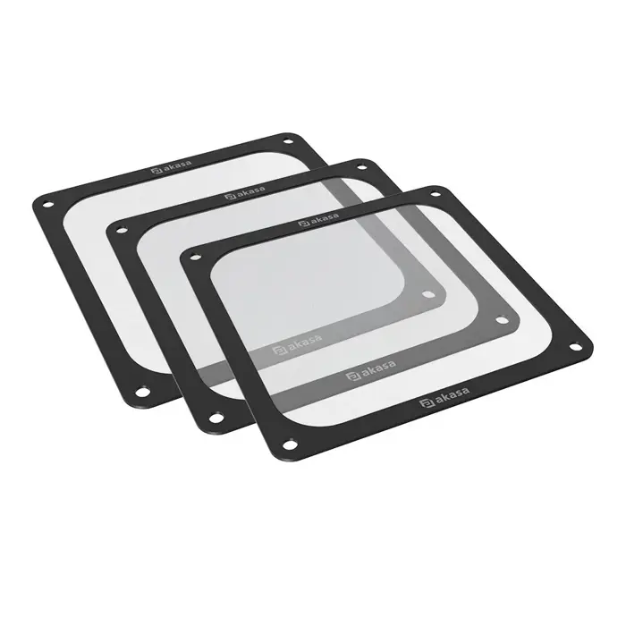 Akasa 140-mm-Staubfilter, magnetisch - 3er-Pack-GRM14-M01-BKT3