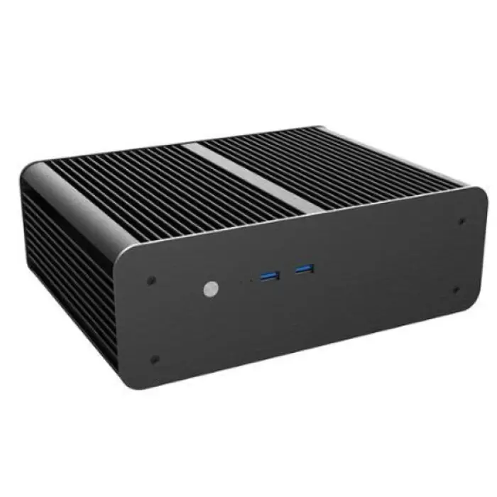 Akasa Euler MX Plus, Aluminium-Gehäuse - Mini-ITX, schwarz-A-ITX56-M1B