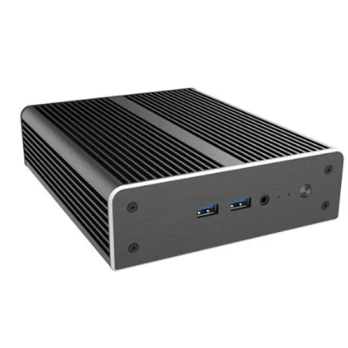 Akasa Newton AC UCFF-Gehäuse für Intel NUC 13 Pro mit i3, Fanless - schwarz-A-NUC96-M1B