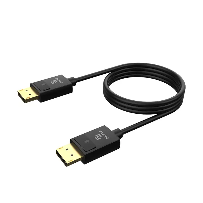 Akasa PROSLIM 8K DisplayPort.Kabel, 8K@60Hz - 2 m-AK-CBDP26-20BK