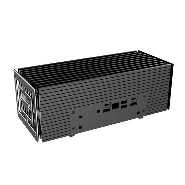 Akasa Turing Duo Pro Aluminium-Gehäuse - für Asus PN52 / PN53 / PN64, schwarz-A-NUC99-M1B