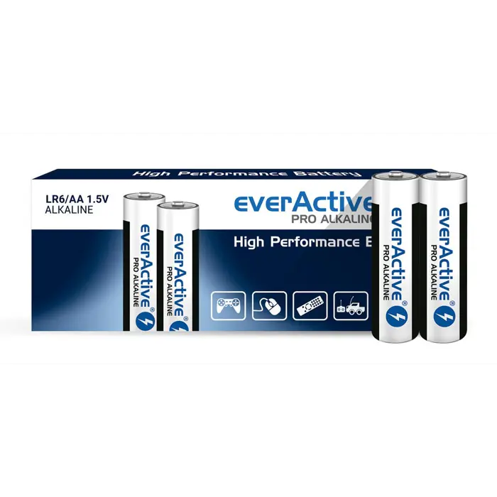 Alkaline batteries everActive Pro Alkaline LR6 AA - shrink pack - 10 pieces