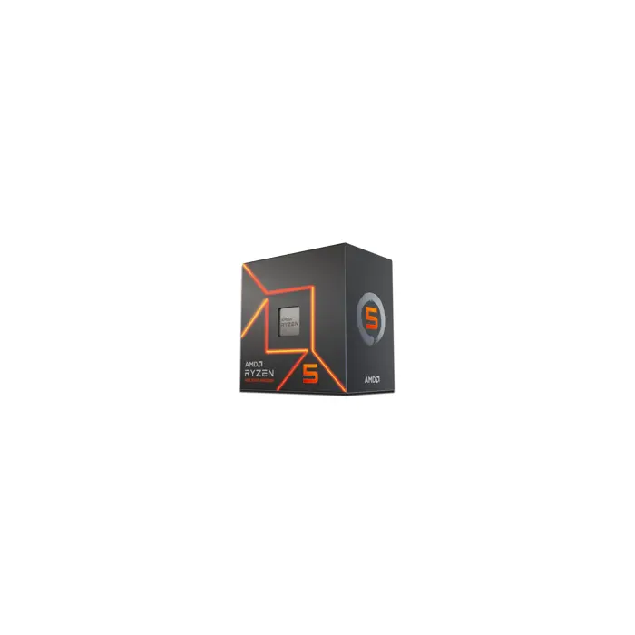 AMD Ryzen 5 6C/12T 7600 (3.8/5.1GHz Boost,65W,AM5) BOX With Cooler 