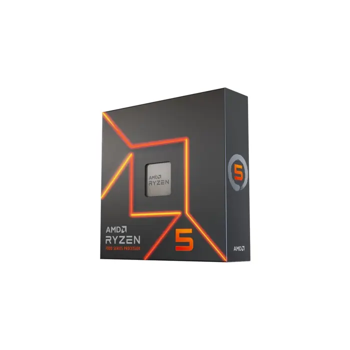 AMD Ryzen 5 6C/12T 7600X (4.7/5.0GHz Boost,38MB,105W,AM5) box, with Radeon Graphics 