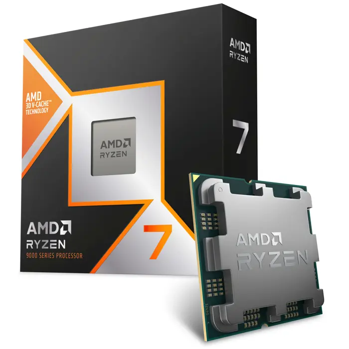 AMD Ryzen 7 9800X3D CPU, 8 Kerne, 5,2 GHz, Sockel AM5 (Granite Ridge) - boxed, ohne Kühler-100-100001084WOF