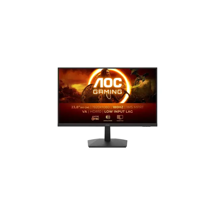 AOC 24G15N2, 23,8", DP, HDMI, 180Hz, 1ms