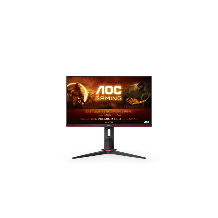 AOC 24G2SAE/BK computer monitor 60.5 cm (23.8") 1920 x 1080 pixels Full HD Black, Red