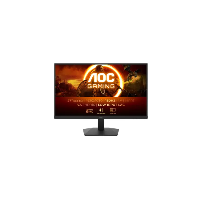 AOC 27G15N2, 27", DP, HDMI, 180Hz, 1ms