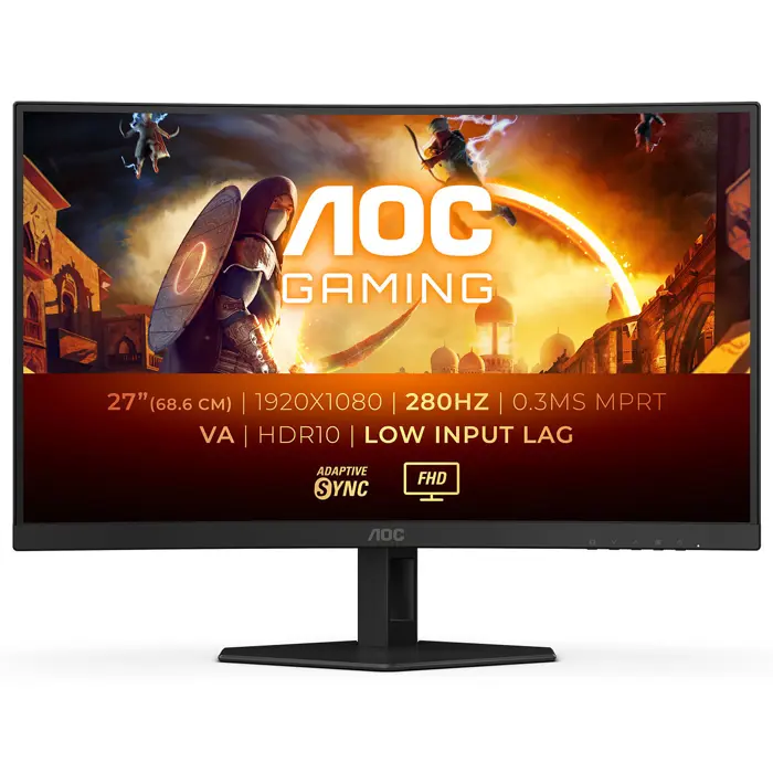 AOC 27G4XE 27", DP, 2xHDMI, 280Hz, 1ms