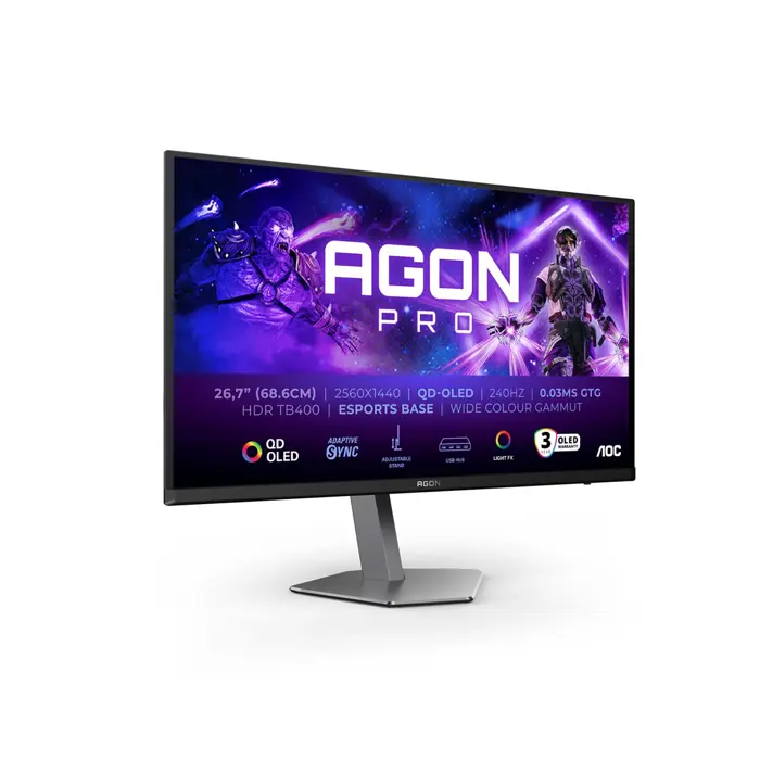 AOC 68,6cm (27")   AG276QZD2 16:09 2xHDMI+DP+USB OLED black