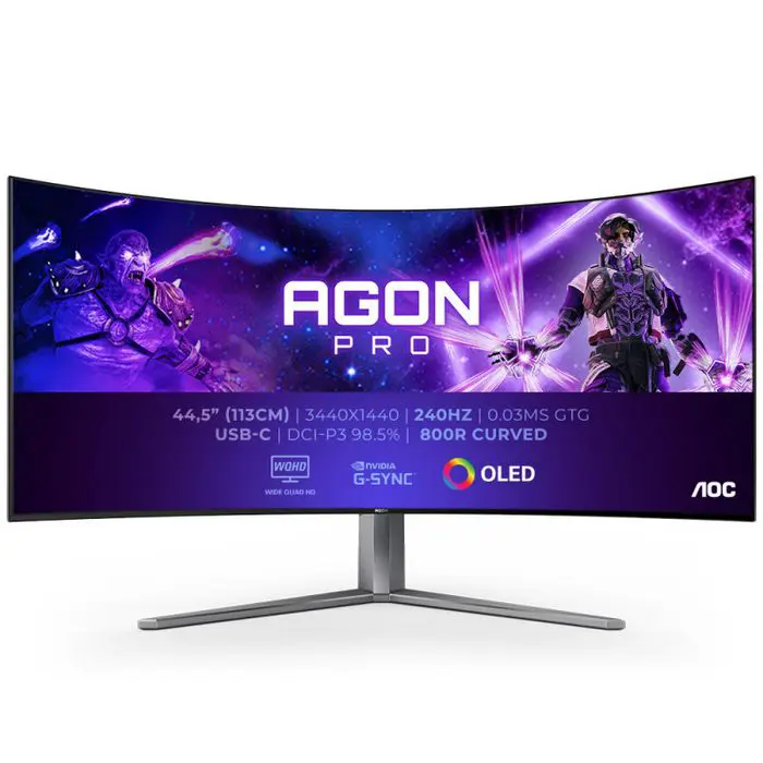 AOC AGON AG456UCZD, OLED, 44,5", 240Hz, USB-C