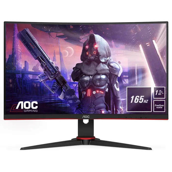 AOC C24G2AE/BK computer monitor 59.9 cm (23.6") 1920 x 1080 pixels Full HD LED Black, Red