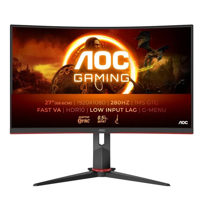 AOC C27G2Z3 27'' 280Hz curved gaming monitor