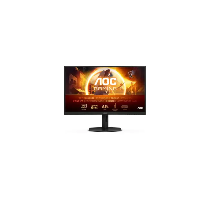 AOC C27G4ZXU, 27", 2xHDMI, DP, 280Hz, 0,3ms, HAS