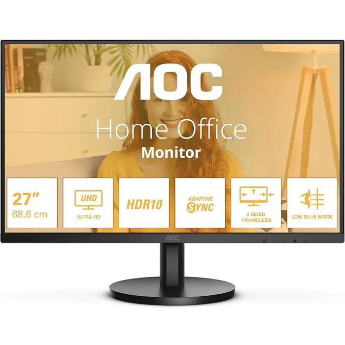 AOC LED VA 27", U27B3M, UHD, HDMI, DP, zvuč.