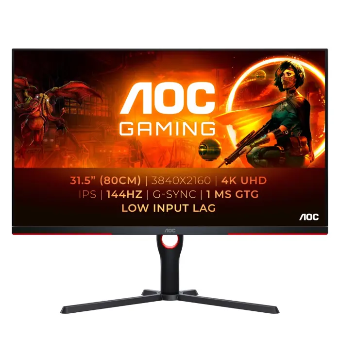 AOC U32G3X 31.5" IPS 4k UHD 144Hz gaming monitor