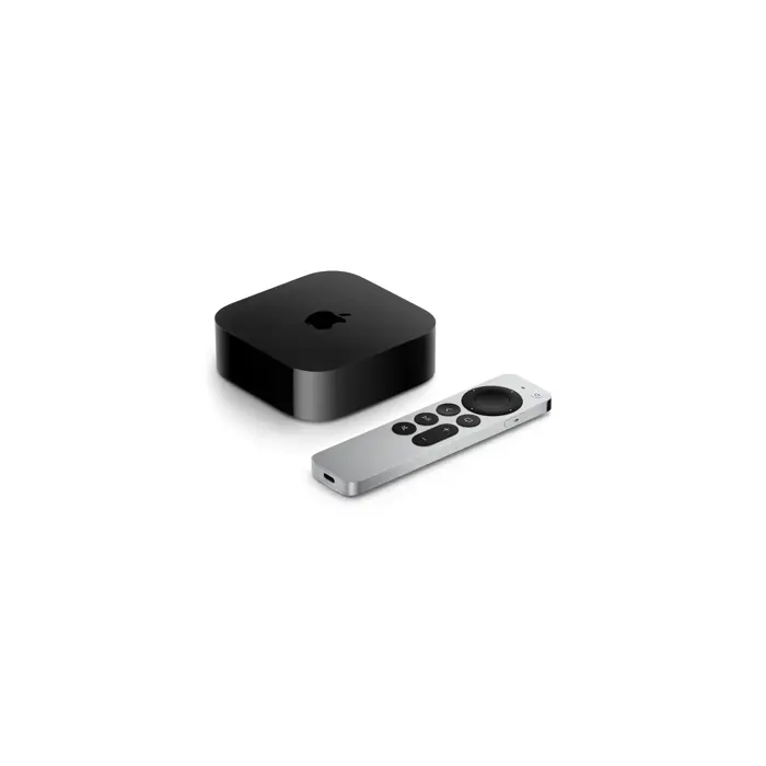 Apple TV 4K Black, Silver 4K Ultra HD 128 GB Wi-Fi Ethernet LAN