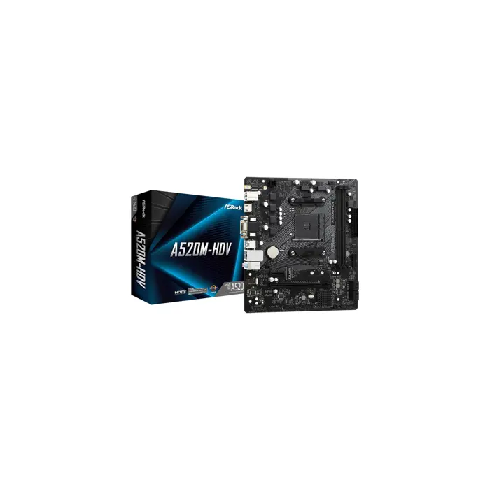 Asrock A520M-HDV Socket AM4 micro  ATX