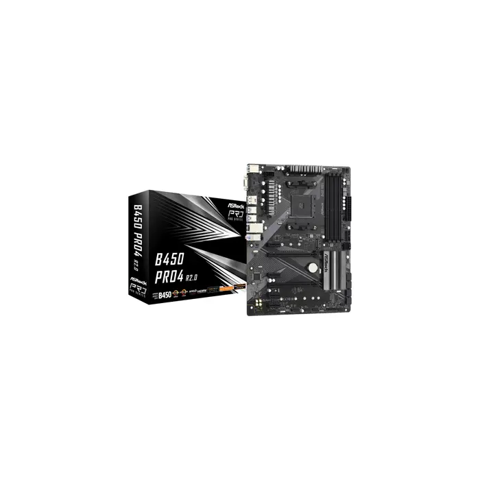 Asrock B450 Pro4 R2.0 Socket AM4 ATX AMD  B450