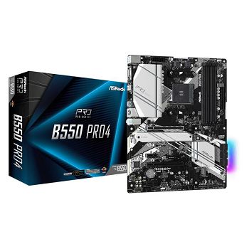 Matična ASROCK B550 Pro4, DDR4, ATX, S.AM4