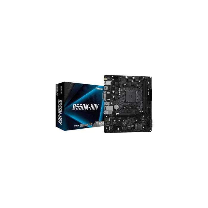 Asrock B550M-HDV Socket AM4 micro ATX AMD  B550