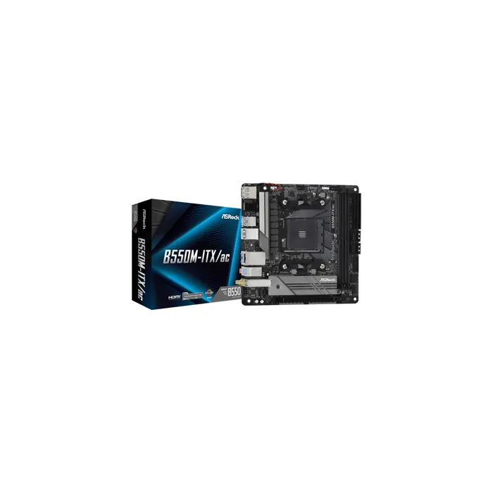 Asrock B550M-ITX/ac Socket AM4 mini ITX AMD  B550