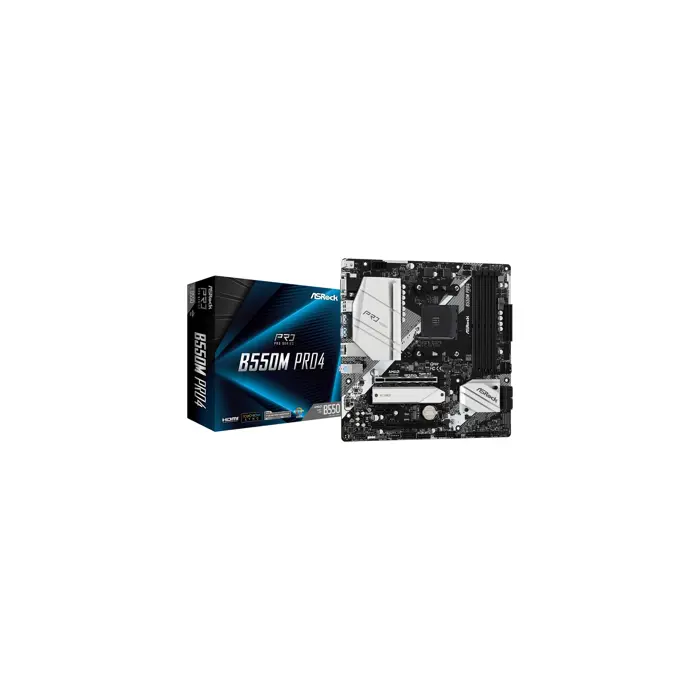 Asrock B550M Pro4 Socket AM4 micro ATX AMD  B550