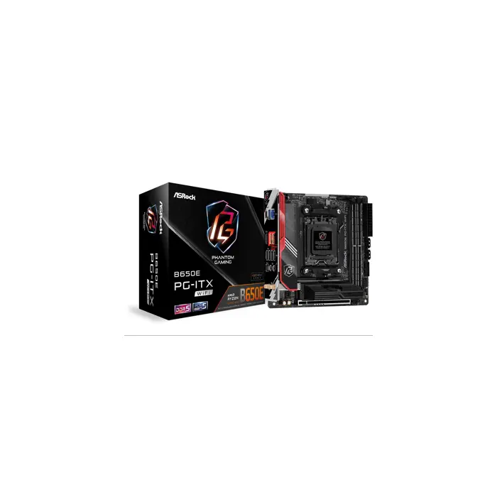 Asrock B650E PG-ITX WiFi AMD B650 Socket AM5 mini ITX