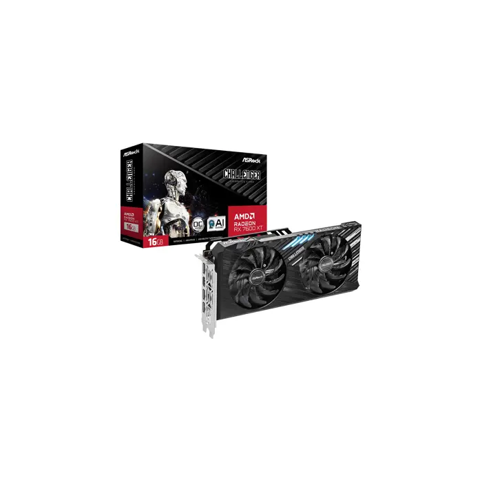 Asrock Challenger RX7600XT CL 16GO AMD Radeon RX 7600 XT 16 GB GDDR6